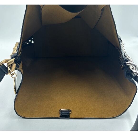 Stella McCartney Black Leather Frayme Tote Bag MSRP $1925 - Picture 4 of 7